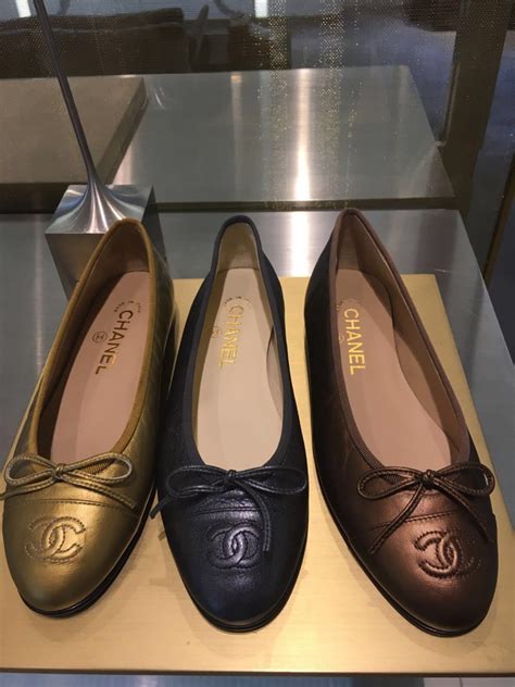 chanel spoted flats|Chanel flats price.